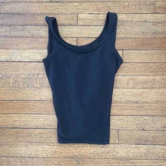 Brandy melville black Victoria tank - one size - Picture 3 of 6